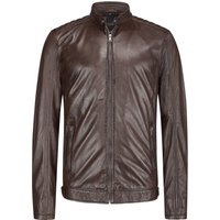 Mauritius Leder-Blouson mit Biker-Details von Mauritius