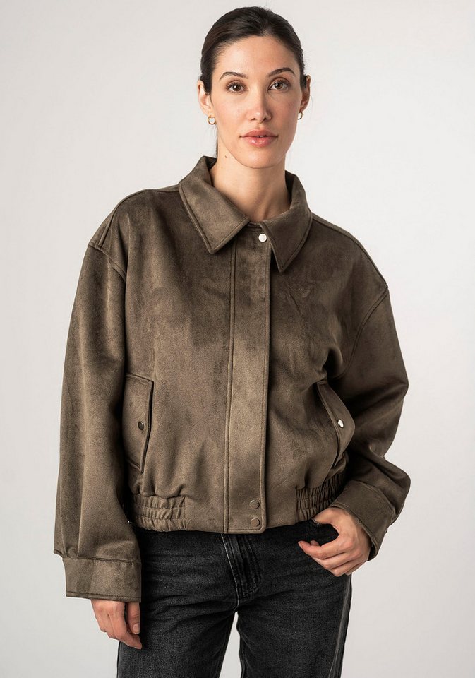 Mauritius Lederimitatjacke 2Waylina mit Falten, mit Druckknöpfen, mit Seitentaschen Mauritius Lederimitatjacke 2Waylina mit Falten, mit Druckknöpfen, mit Seitentaschen von Mauritius