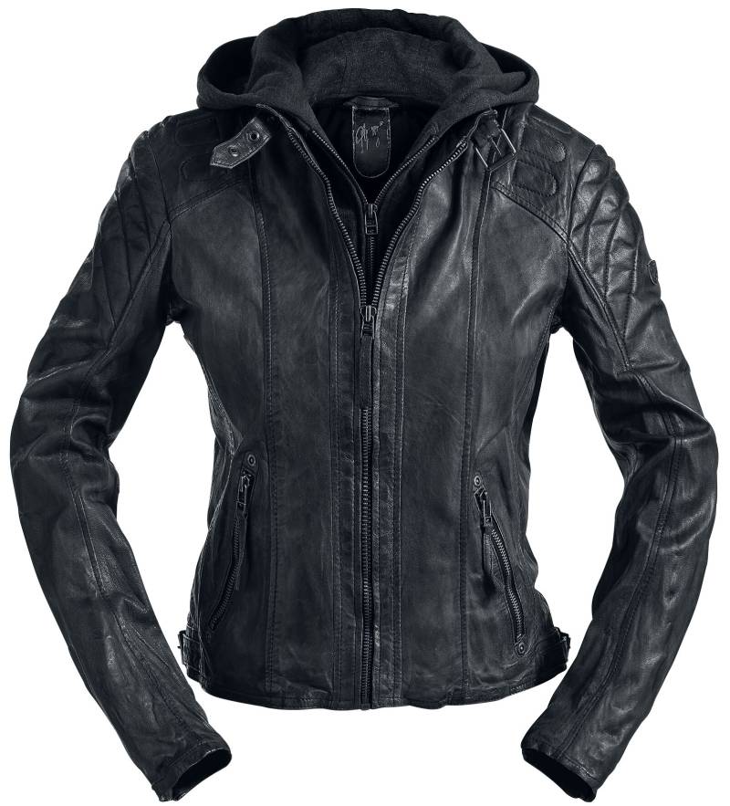 Mauritius Lederjacke - Chasey - S bis 6XL - für Damen - Größe 5XL - schwarz von Mauritius