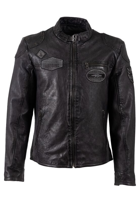 Mauritius Lederjacke - MMKendrik - S bis XL - für Männer - Größe S - schwarz von Mauritius
