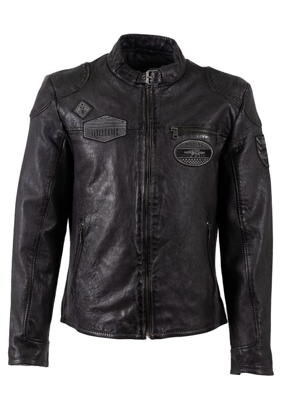 Mauritius Lederjacke - MMKendrik - S bis XL - für Männer - Größe XL - schwarz von Mauritius