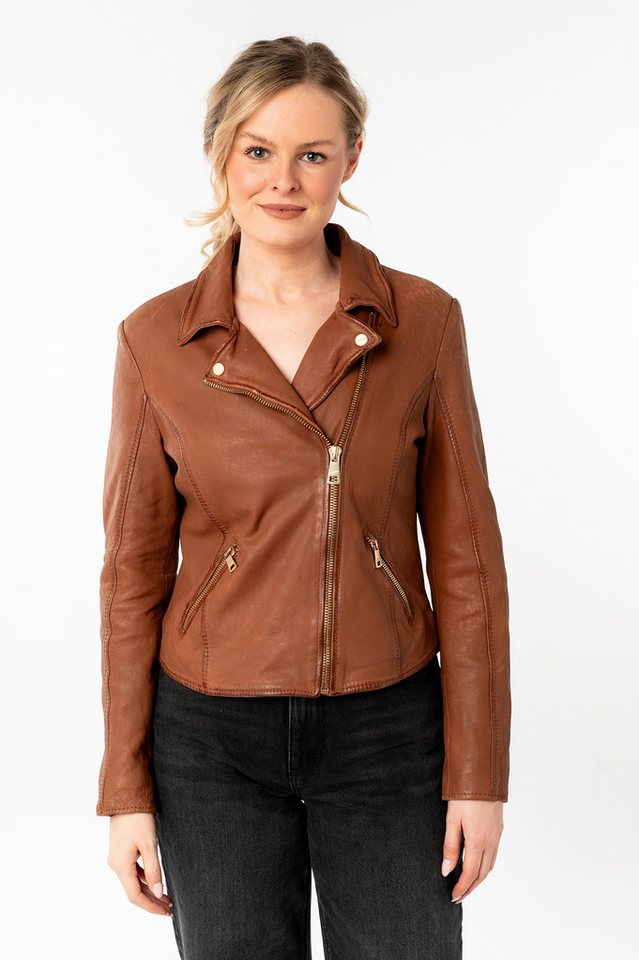 Mauritius Lederjacke MWInessa mit Reverskragen von Mauritius