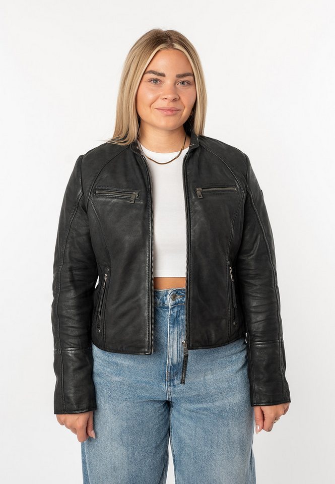 Mauritius Lederjacke MWNedra OT mit abknöpfbarer Teddyplüsch-Kapuze Mauritius Lederjacke MWNedra OT mit abknöpfbarer Teddyplüsch-Kapuze von Mauritius