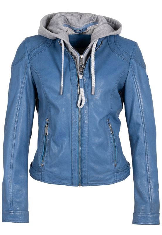 Mauritius MWAdila Lederjacke blau in M von Mauritius