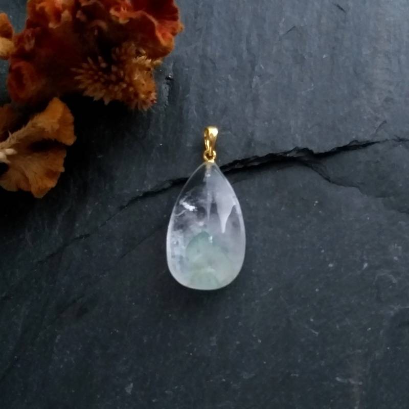 Phantomquarz Anhänger, Ein Kleines Naturwunder Als Schmuck Verarbeitet. Besonderes Schmuckstück Mit Zwei Phantomspitzen von MauritzUnikatSchmuck
