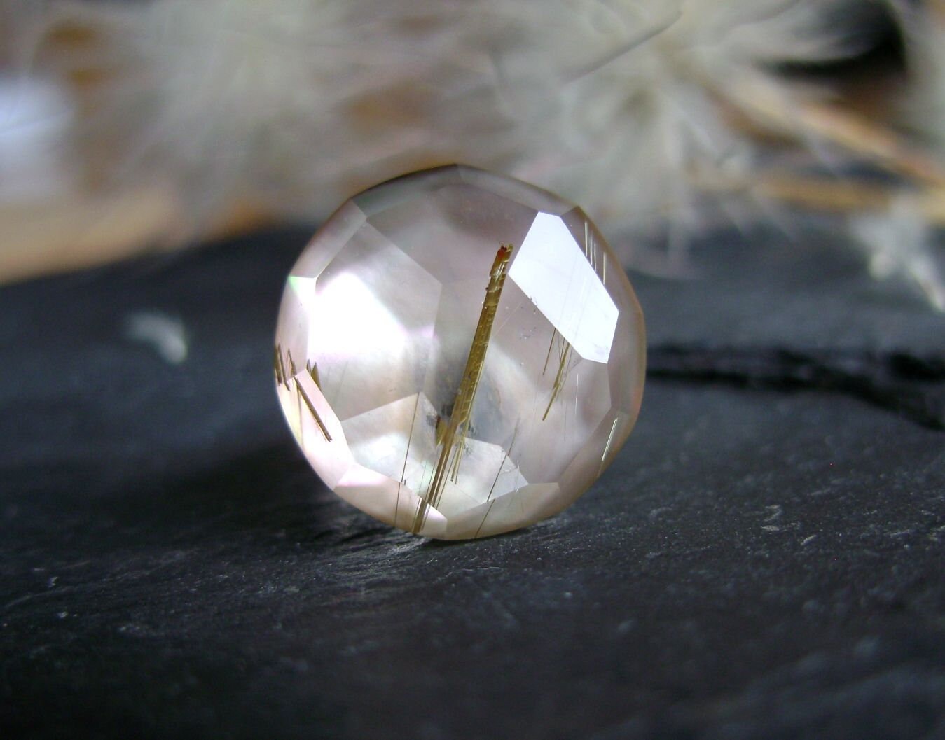 Silberring Mit Rutilquarz Und Perlmutt. Sommerring Verstellbarer Schiene. Ein Hingucker An Deiner Hand. Einfach Toll Für Jeden Anlass Silberring Mit Rutilquarz Und Perlmutt. Sommerring Verstellbarer Schiene. Ein Hingucker An Deiner Hand. Einfach Toll Für Jeden Anlass von MauritzUnikatSchmuck