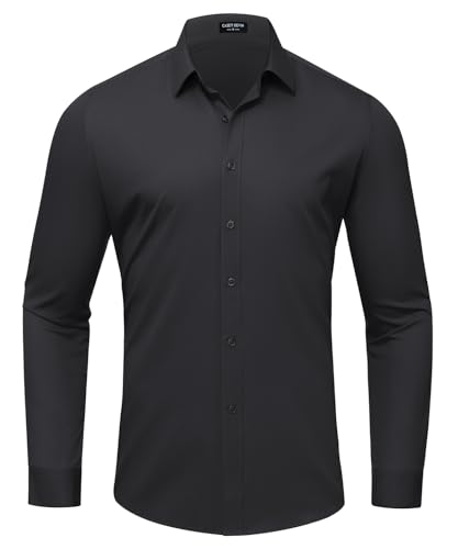 Mauro Kane Business Hemden Herren Langarm Herrenhemd Bügelfrei Freizeithemden Männer Regular fit Shirt von Mauro Kane