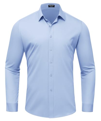 Mauro Kane Business Hemden Herren Langarm Herrenhemd Bügelfrei Freizeithemden Männer Regular fit Shirt von Mauro Kane