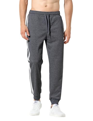 Mauro Kane Jogginghose Herren Trainingshose Freizeithose Fitness Hosen Herren Sporthose mit Taschen und Kordelzug Größe L von Mauro Kane