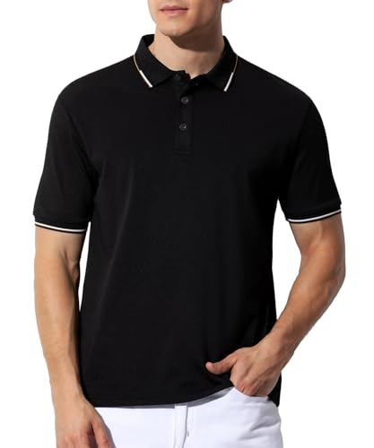Mauro Kane Poloshirt Herren Kurzarm Polo-Shirt Golf Polohemd Männer Polo T-Shirt Sommer Freizeit T-Shirt Kurzärmlig von Mauro Kane
