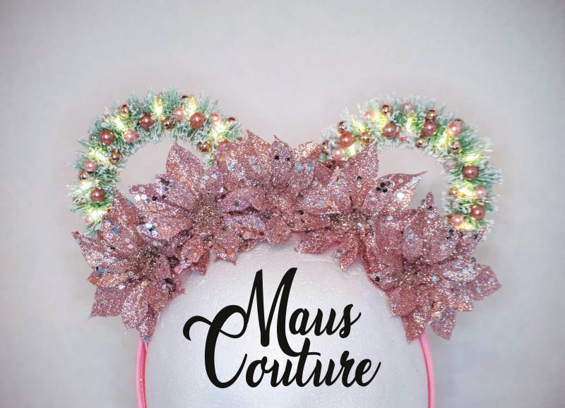 Rose Gold Ponsietta Ohren Rose Gold Ponsietta Ohren von MausCouture