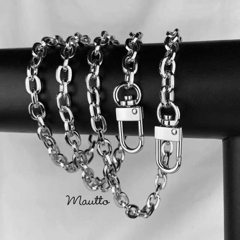 Silber Candy Box Kettenriemen - Luxus Handtasche Bandolier | 7mm von MauttoAccessories