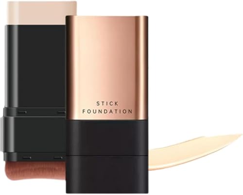Doppelkopf-Foundation-Stick mit hoher Deckkraft und langem Halt, Flawless Makeup Remover Foundation Stick, 2-in-1 – Luxuriöser Anti-Falten-Foundation-Stick von MavChanolia