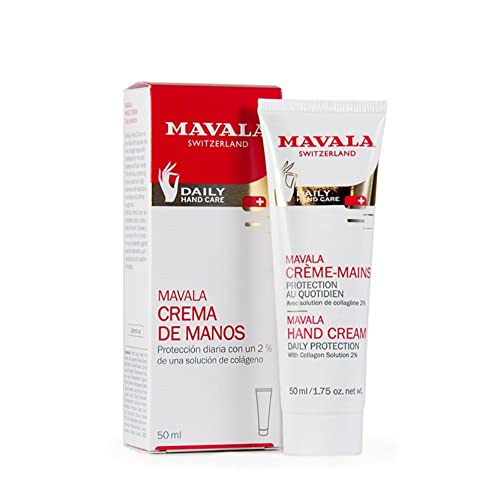 Mavala | Crema de Manos Hidrante | Protección Diaria con Colágeno | Crema para Manos Secas o Dañadas | 50 ml von MAVALA