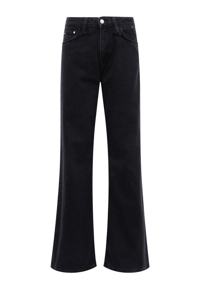 Mavi Boyfriend-Jeans Jeans Loose Fit High-Rise Wide Leg 5-Pocket MALIBU, mid indigo brushed 90s von Mavi