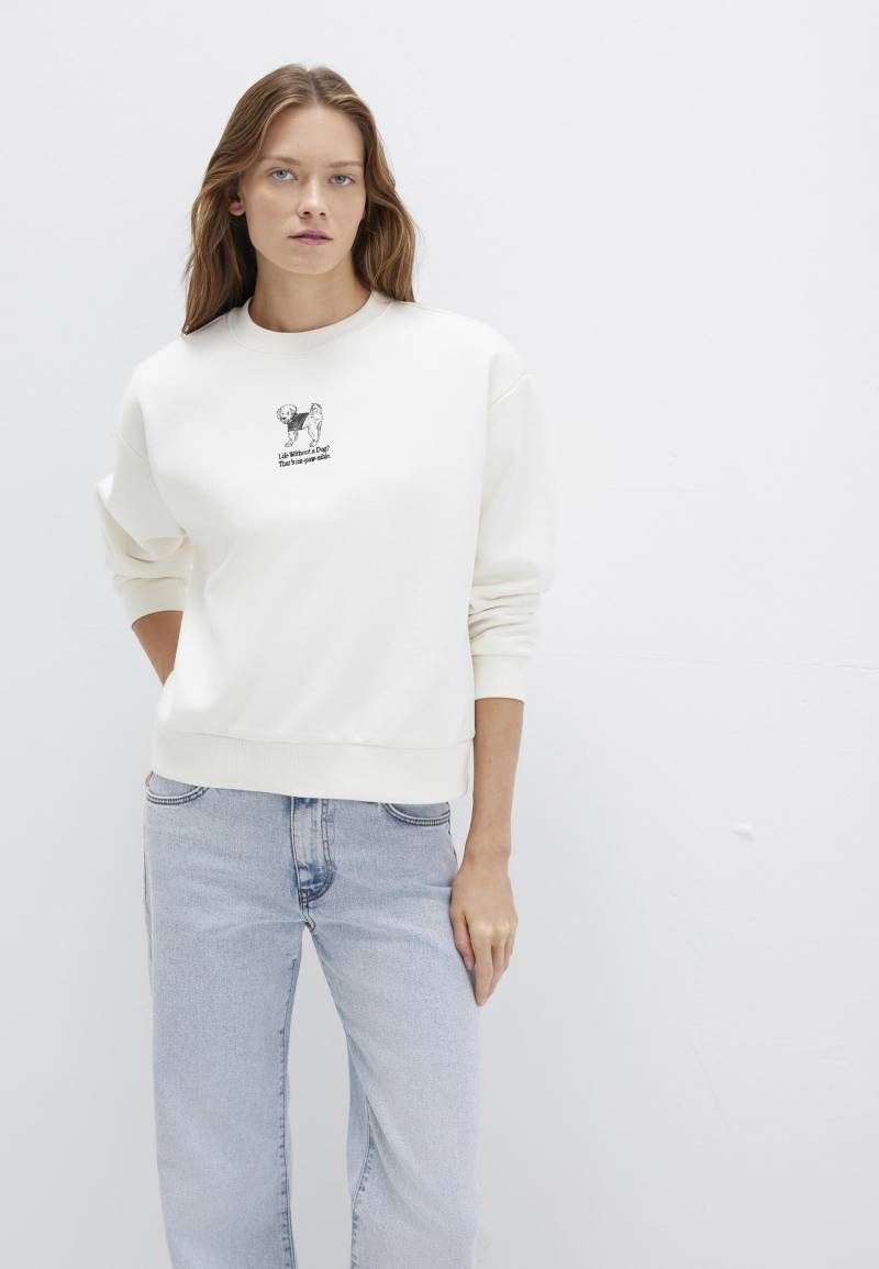 Mavi - DOG PRINTED SWEATSHIRT coconut milk - Gr. - M von Mavi