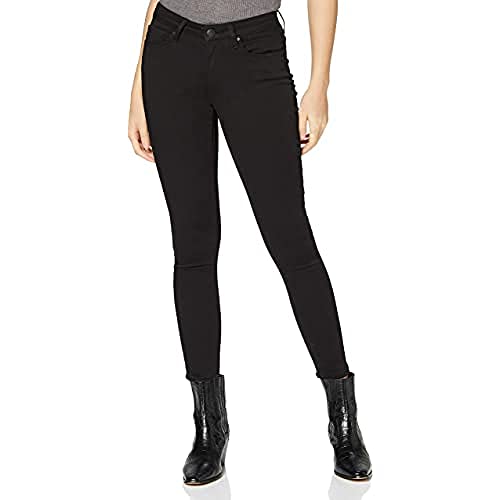 Mavi Damen Adriana Jeans, Double Black STR, 2836 von Mavi