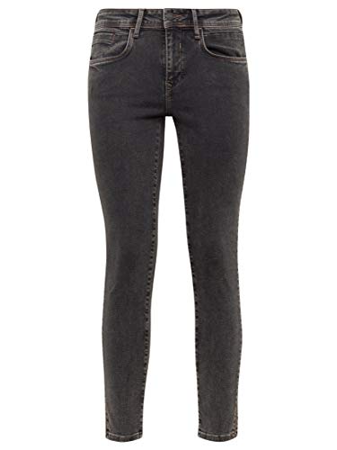 Mavi Damen Adriana Jeans, Schwarz (Smoke Random Embelished 29953), 25W / 32L von Mavi