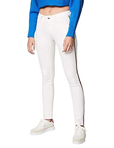 Mavi Damen Adriana Jeans, Weiß (White Binded Str 27925), 30W / 32L von Mavi
