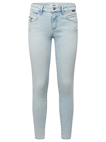 Mavi Damen Adriana Jeans, blau, 30/28 von Mavi