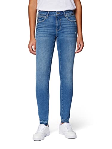 Mavi Damen Adriana Jeans, mid Distressed Glam, 25/30 von Mavi