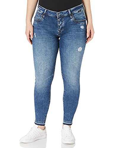 Mavi Damen Adriana Jeans, mid Distressed Glam, 28W / 30L von Mavi