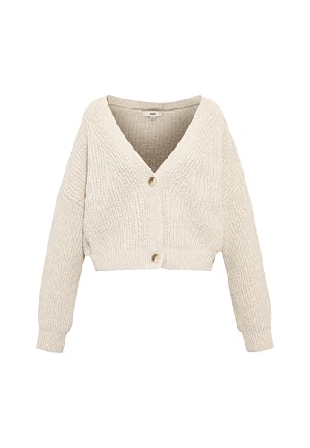 Mavi Damen Button Front Short Cardigan, pumic Stone, M von Mavi