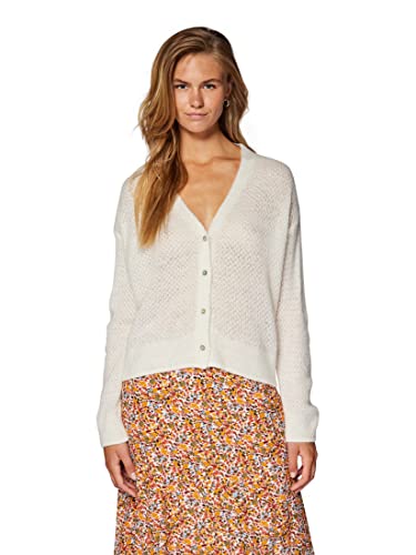 Mavi Damen Cardigan Strickjacke, Coconut Milk, L/ von Mavi