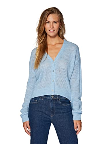 Mavi Damen Cardigan Strickjacke, Placid Blue, M/ von Mavi