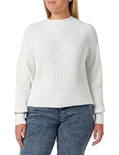 Mavi Damen Crew Neck Sweater Pullover, beige, Small von Mavi