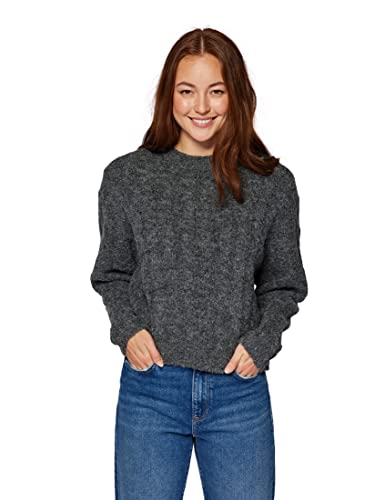 Mavi Crew Neck Sweater; Anthracite Melange von Mavi