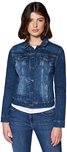 Mavi Damen Daisy Jeansjacke, Blau (Dark Used Uptown Sporty 22590), X-Small (Herstellergröße: XS/) von Mavi