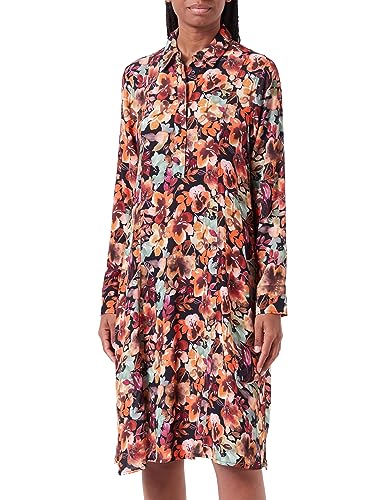 Mavi Damen Flower Printed Dress Kleid, orange, Medium Mavi Damen Flower Printed Dress Kleid, orange, Medium von Mavi