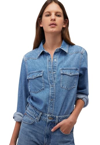 Mavi Damen Gabriella Bluse, mid Brushed, XS Mavi Damen Gabriella Bluse, mid Brushed, XS von Mavi