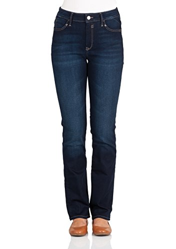Mavi Damen Jeans Kendra - Straight Fit - Blau - Deep Uptown STR, Größe:W 30 L 32, Farbe:Deep Uptown STR (26456) von Mavi