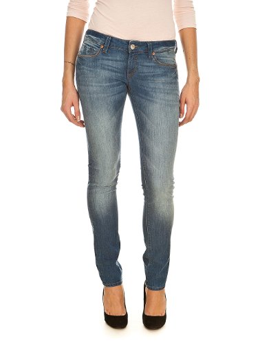 Mavi Damen Jeans Niedriger Bund LINDY; lt true blue party str; 1019715120, Gr. 26/34, Blau (15120 LINDY, lt true blue party str) von Mavi