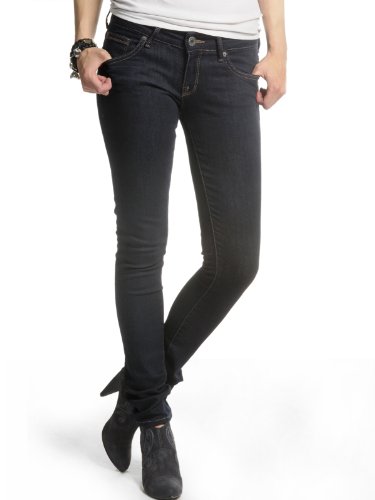 Mavi Damen Jeans Niedriger Bund SERENA; rinse jegging str; 1067011197, Gr. 26/32, Blau (11197 SERENA, rinse jegging str) von Mavi