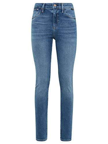 Mavi Damen Jeans Super Skinny Lucy Indigo Used 70s STR 27 30 von Mavi