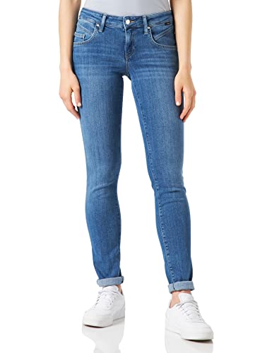 Mavi Damen Lindy Jeans, Blue Denim, 30/32 von Mavi