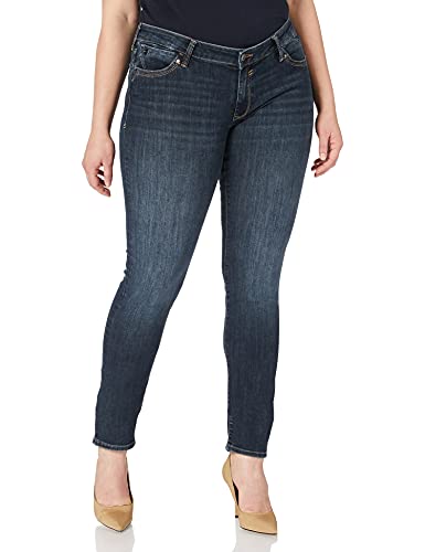 Mavi Damen Lindy Jeans, Dark Brushed Glam, 24/28 von Mavi