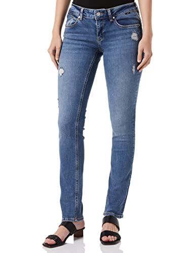 Mavi Damen Lindy Jeans, blau, 28/32 von Mavi