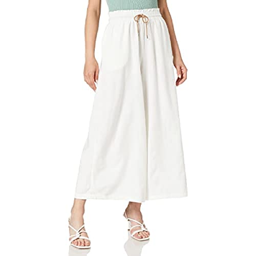 Mavi Damen Linen Pants Freizeithose, Antique White, M von Mavi