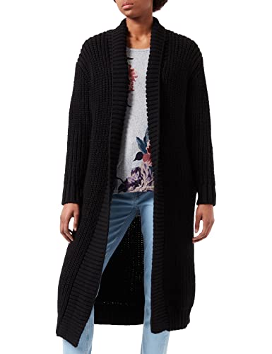 Mavi Damen Long Cardigan Pullover, Black, XL von Mavi