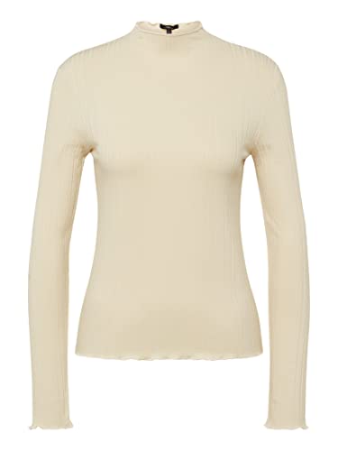 Mavi Damen Long Sleeve TOP T-Shirt, Wolke Crème, X-Groß von Mavi