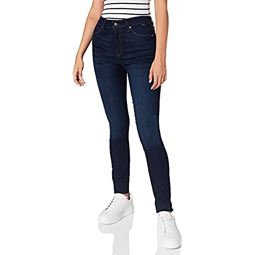 Mavi Damen Lucy Jeans, Deep Sateen Glam, 26W / 32L von Mavi