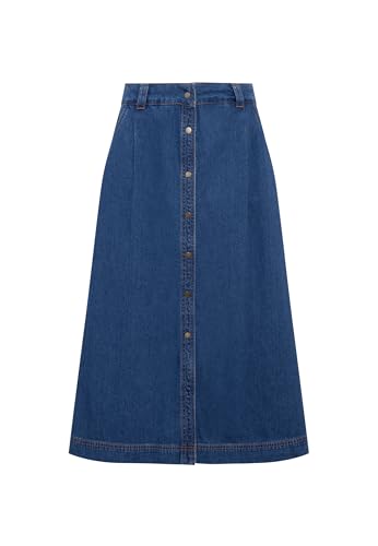 Mavi Damen MIDI Woven Skirt Rock, Dark Indigo, M Mavi Damen MIDI Woven Skirt Rock, Dark Indigo, M von Mavi