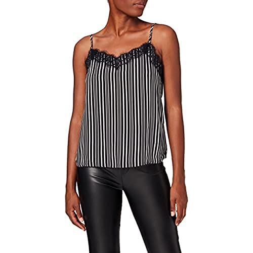 Mavi Damen Printed Blouse Bluse, Schwarz (Black Stripe 900), X-Small (Herstellergröße: XS/) von Mavi