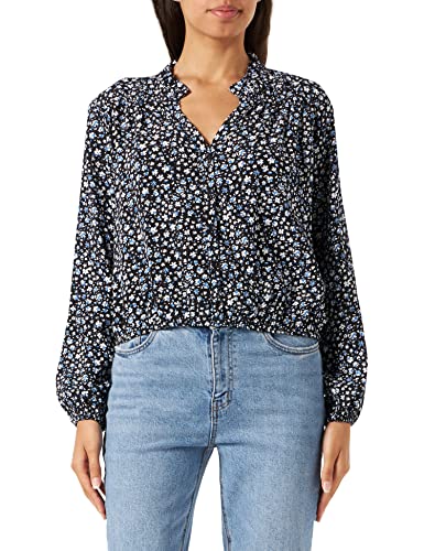 Mavi Printed Blouse; Black Blossom Print von Mavi