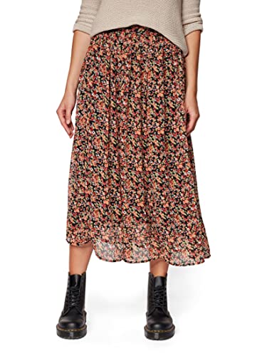 Mavi Damen Printed Skirt Rock, Baked Clay Grunge Flower Print, XS von Mavi