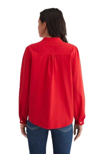 Mavi Damen Riffle Shirt Bluse, Goji Berry, L von Mavi